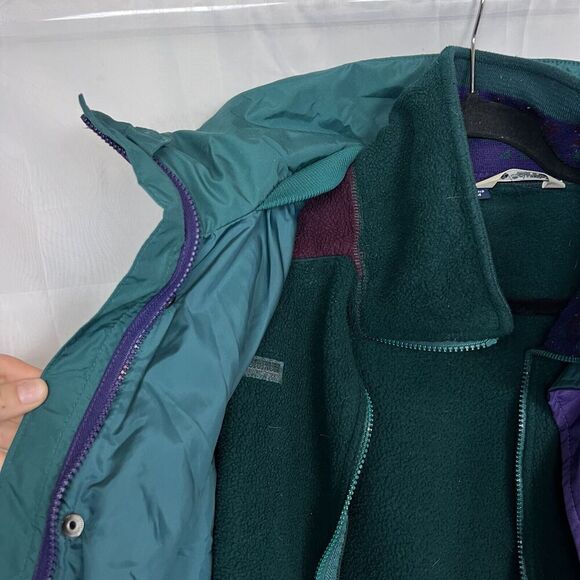 Columbia Vintage 90s Bugaboo Jacket 2 piece fleece layered retro gorpcore hiking - Picture 4 of 9